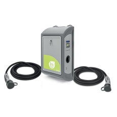 SCAME Nabíjecí stanice SCAME 2x kabel s konektorem T2, výkon 2x22kW, 400V/63A
