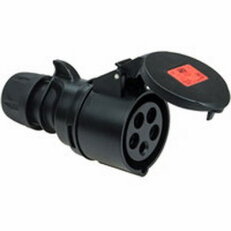 CEE zásuvka spojovací 5P/16A/400V IP44, černá ABL K51S30B