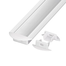 Koncovka profilu V5W bílá kulatá T-LED 096626