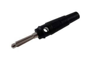811-095 banánek na kabel 4mm černý