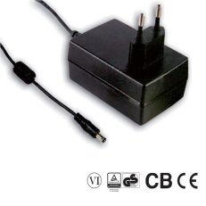 Síťový adaptér 36W 9V 3000mA MEAN WELL GST36E09-P1J