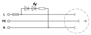 Zásuvka EO-CF/UT/LED/F/YE PHOENIX CONTACT 1068030