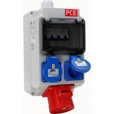 129602006 CEE-wall distributor box: 1x C