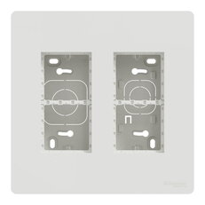 Centrální jednotka NOVÁ UNICA SYSTEM+ 2x4 moduly vertikální povrchová, Bílá