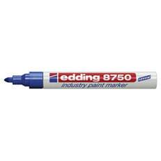 Permanentní pero, lakový popisovač s kulatým hrotem 2-4mm EDDING 8750 modrá