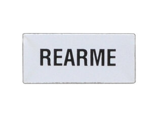 Lovato LPXAE222 Štítek ''REARME''