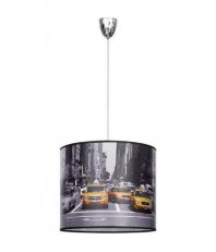 Lustr na lanku NEW YORK I zwis E27 100W