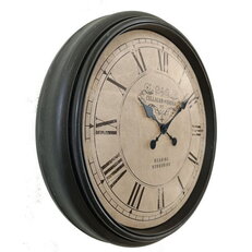 Nástěnné hodiny ADELE černá, římský ciferník, d580  mm GLOBO B992521