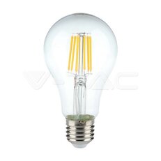 LED Bulb 10W Filament E27 A60 Clear Cover 3000K VT-1981-N, V-TAC SKU214410