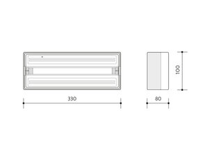 Nouzové svítidlo TAURUS 8W/IP40/3h PANLUX FTI-8123-C