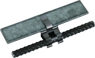 Bezšroubová svorka pro armování 6 mm a pásek 30x4 mm DEHN 308140