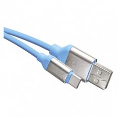 Kabel USB 2.0 A/M-C/M 1M modrý Emos SM7025B