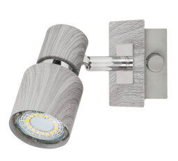 Merkur GU10 1x 50W IP20 stříbrný dub RABALUX 6125