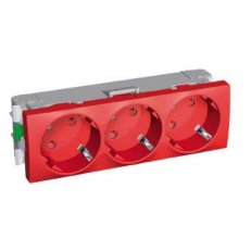 ALB45264 Trojzásuvka Schuko, 16A, 250V,