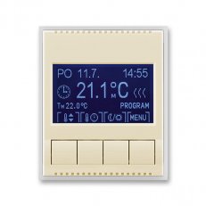Termostat pokojový programov 3292E-A10301 21 slonová kost/led. bílá Element ABB