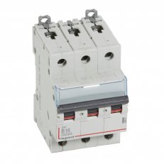 DX3 JISTIČ, 3 PÓLOVÝ, CHAR. B,16A 10000A/16KA LEGRAND 408991