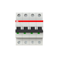 S204-Z16 4 fázový jistič 16 A char. Z 6kA ABB 2CDS254001R0468