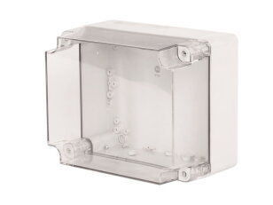 Krabice SolidBOX 68211 IP65 270x220x168mm průhledné víko hladké boky FAMATEL