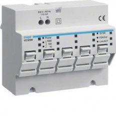 Hager VZ325M Switch, master, 5x port RJ 45, 6 mod.