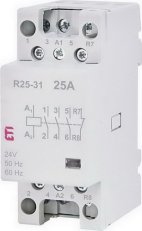 Modulární stykač R 25-31 24V 4p 2M 3xNO+1xNC,25A 24VAC ETI 002462321