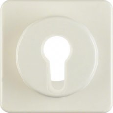 Centrální díl, pro uzamykatelný vypínač/tlačítko, wg Up IP44, krémová lesk