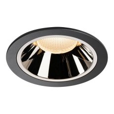 NUMINOS DL XL vnitřní LED zápustné stropní svítidlo černá/chrom 2700K 55°