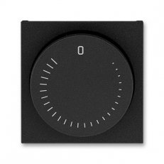 Kryt regulátoru otáček s maticí 3294H-A00130 63 onyx/kouřová černá Levit ABB