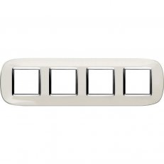 Legrand HB4802/4DB BTAX Rámeček2+2+2+2 BÍLÁ