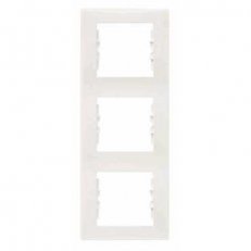 Sedna Rámeček trojnásobný vertikální, Cream SCHNEIDER SDN5801323