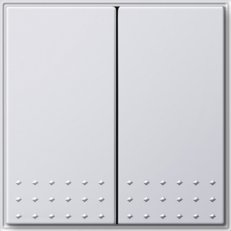 Tlačítkový spínač přepínač 2x TX_44 (IP44) čistě bílá GIRA 012866