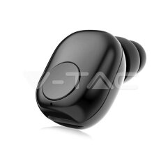 Earbuds Bluetooth 55mAh Black, VT-6500 V-TAC SKU7704