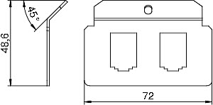 OBO 7407784 Deska nosníku MTM 2B