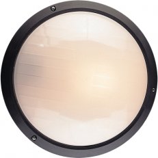 Stropní a nástěnné svítidlo Iveta černá 60W IP54 E27 COMPOLUX 916911/07