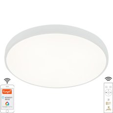 LED 48W/kruh,přisaz./stmív. RC+SMART WH