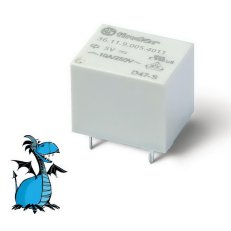 Relé, PS, 1P/10A, 3V DC, AgSn02, RT III FINDER 36.11.9.003.4011