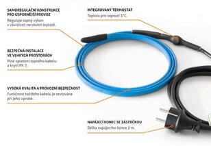 Topný kabel DefrostKabel SR 10/1