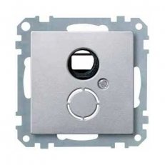 Schneider MTN296460 Středová deska s přídržným rámečkem, System M, alu