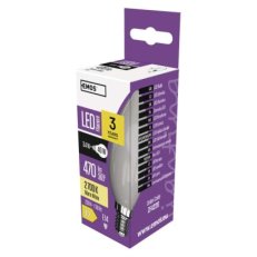 LED žárovka Filament svíčka E14 3,4W (40W) 470 lm teplá bílá EMOS ZF4220