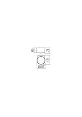 Nástěnné svítidlo LOG AP LED COB 6W IP65 DG 3000K REDO 90061