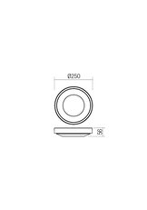 Stropní svítidlo OSIRIS PL LED SMD 20W IP65 WH 3000K REDO 90118