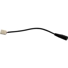 Napájecí konektor pro LED pásy 5,5mm zdířka 8mm zacvakávací konektor 1ks sáček