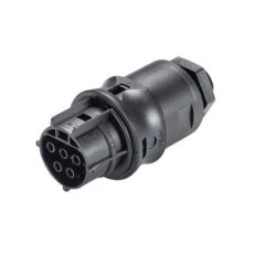 zásuvka vestavná gesis RST, 5-pól, M16, šroubové svorky, černá