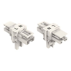 T-rozdělovač 2pól. Kód. A bílá WAGO 770-1665