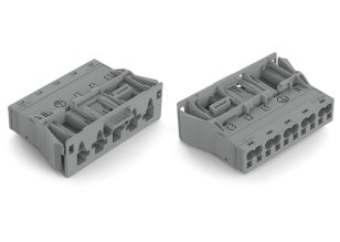 Zástrčka Snap-In 5pól. Kód. B šedá WAGO 770-755/060-000