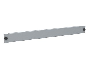 ZPR-01-G Záslepka plastový zámek 19" 1U RAL 7035, ZPR-01-G   SOLARIX 80192043