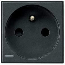 Legrand HS4142 BTAX ZÁSUVKA 2P+T, 2M ANTRACIT