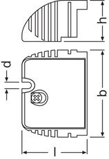 LEDVANCE OPTOTRONIC Cable Clamp F-STYLE