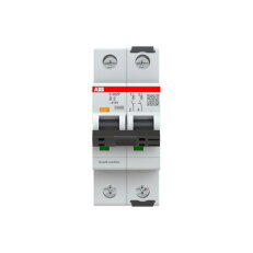 S302P-D2 2F jistič 2 A char. D 25kA ABB 2CDS382001R0021