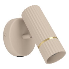 Nástěnné svítidlo CAMINIA GU10 písková/mosaz 1X4,7W IP20 EGLO 901153