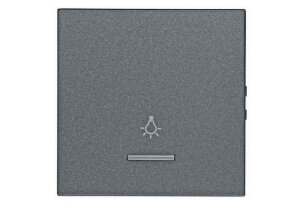 Kryt spínačů a ovladačů s průhledem, symbol světlo, antracit SCHRACK EV112009--